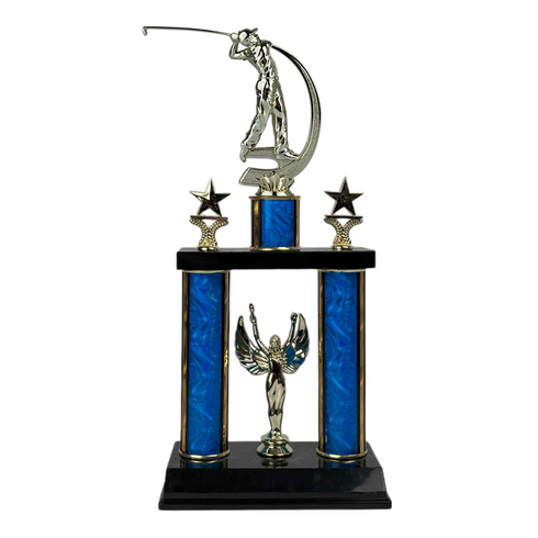 Trofeo de Tubo con Figura Serie 50 de Golf